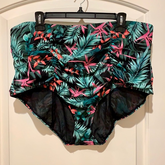 torrid Other - TORRID PALM FERN PRINT SWIM BOTTOMS